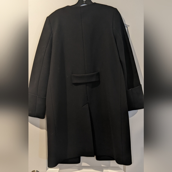 Like New & Other Stories Black Wool Coat - Picture 6 of 8